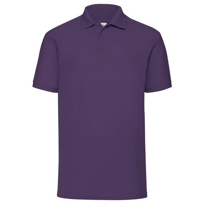 Fruit Of The Loom 65/35 Polo - Purple