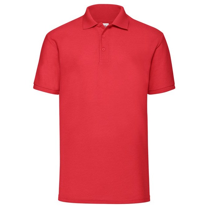 Fruit Of The Loom 65/35 Polo - Red