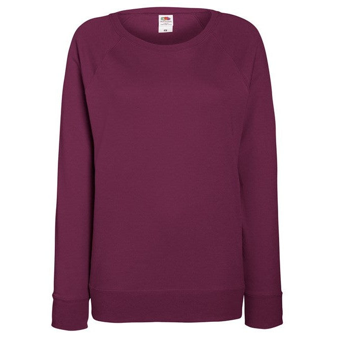 Fruit Of The Loom Women's Lightweight Raglan Sweatshirt