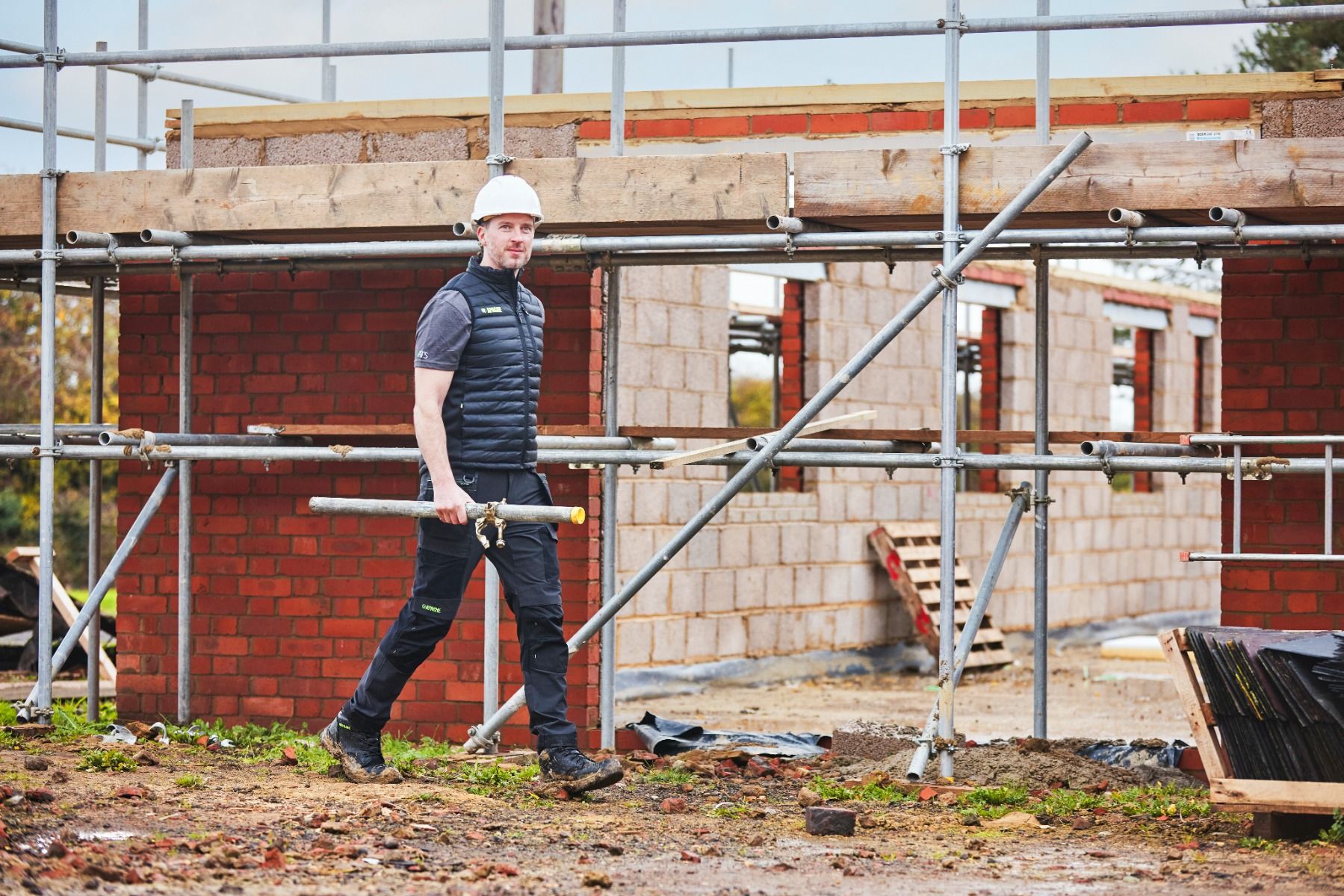 Calgary Apache Grey / 4 way stretch trouser