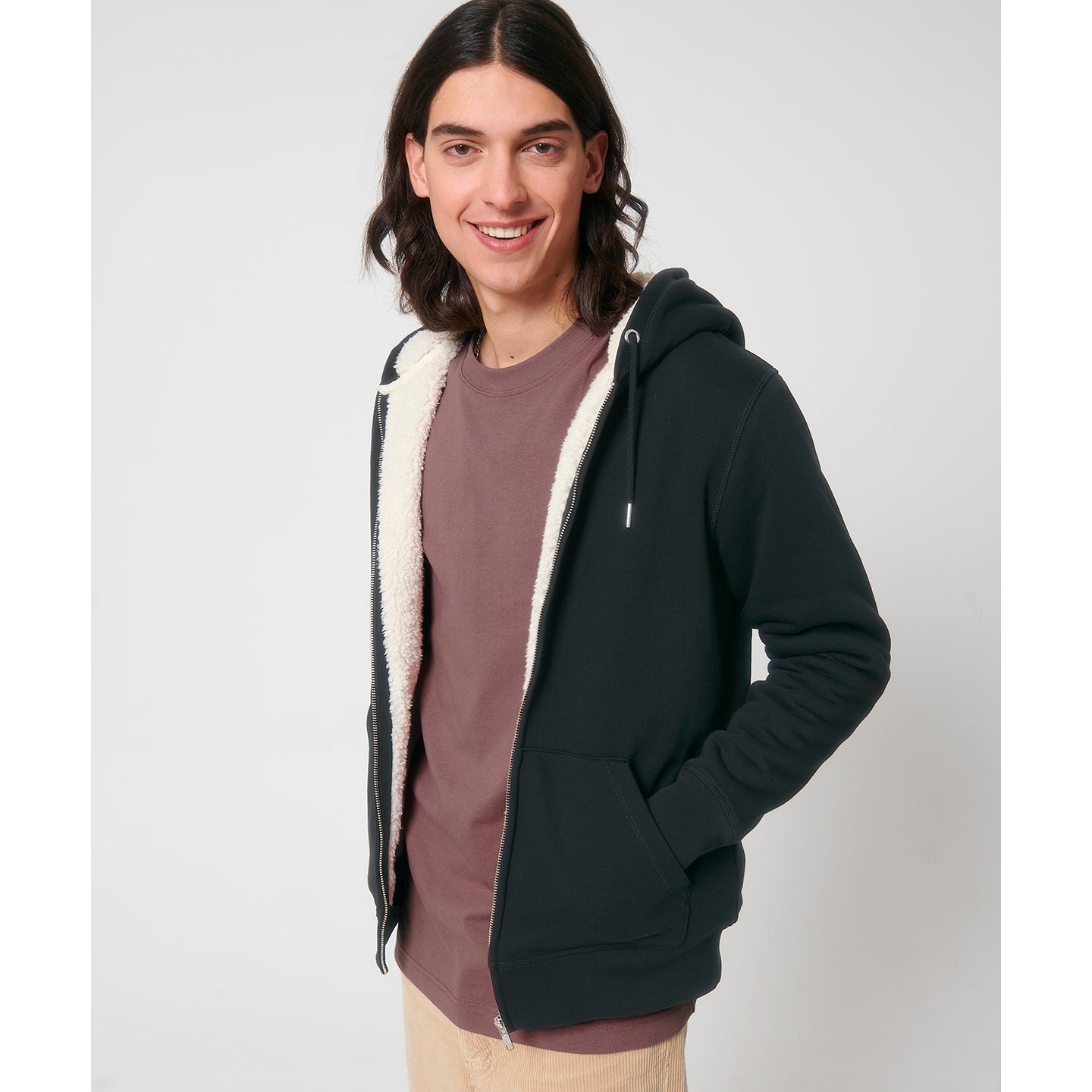 Stanley/Stella Unisex Hygger Sherpa Zip-Through Sweatshirt (Stsu956)