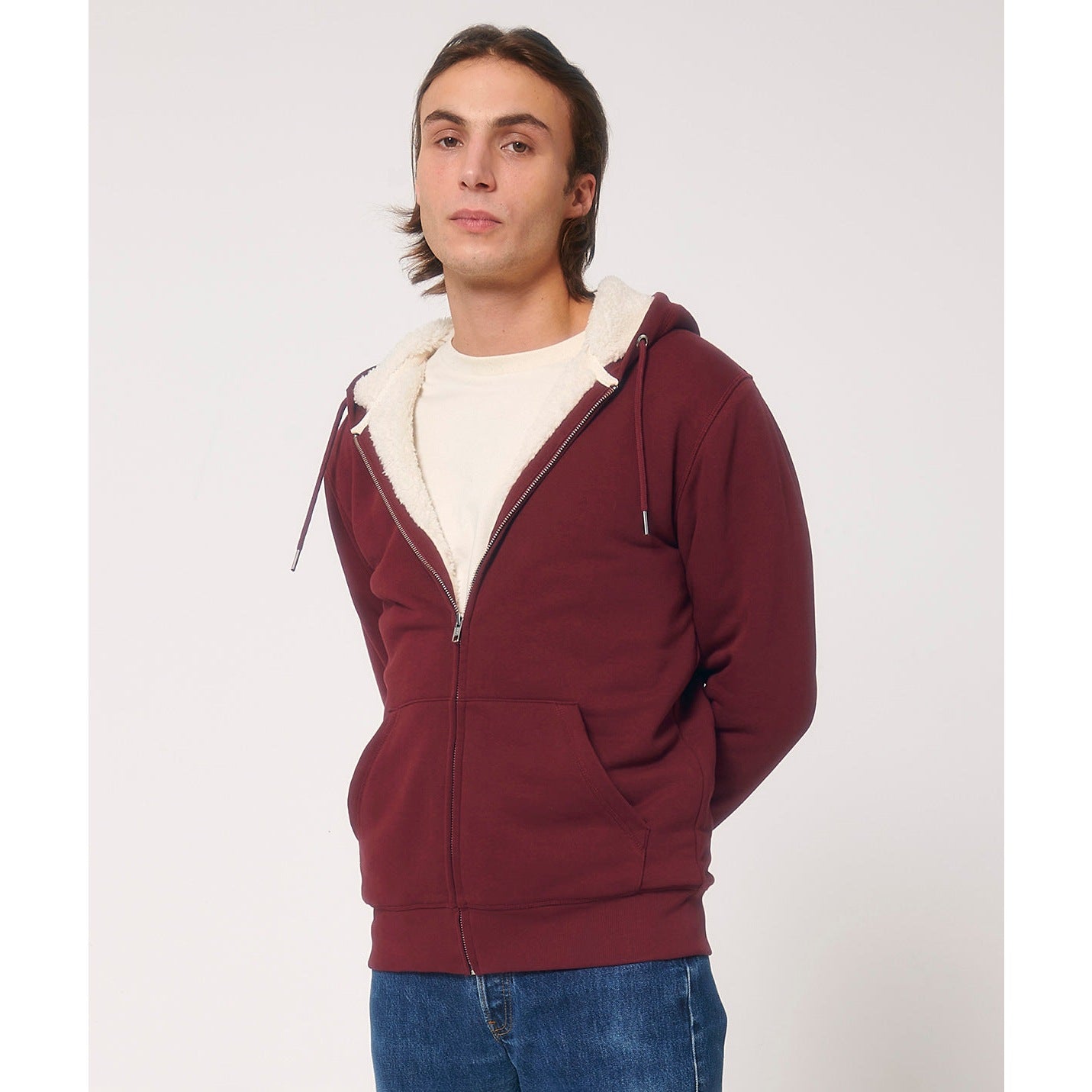 Stanley/Stella Unisex Hygger Sherpa Zip-Through Sweatshirt (Stsu956)