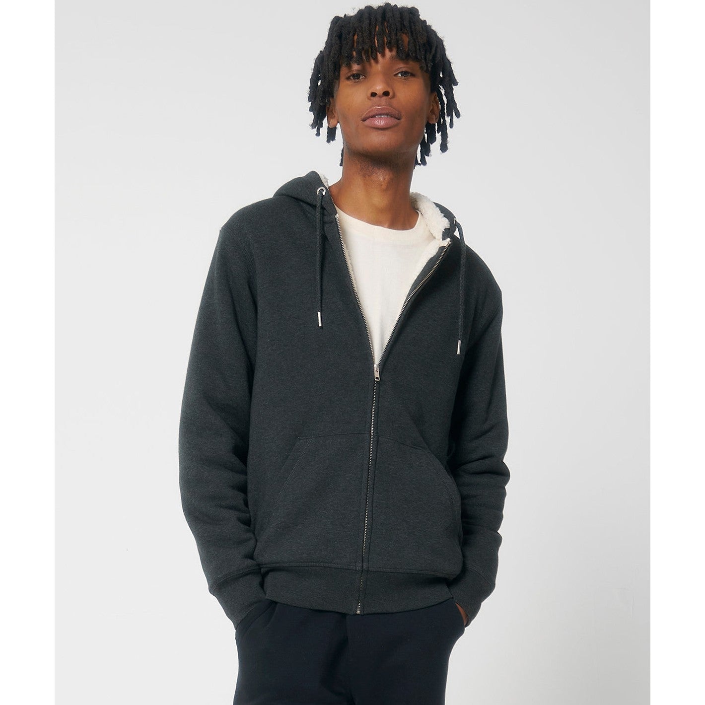 Stanley/Stella Unisex Hygger Sherpa Zip-Through Sweatshirt (Stsu956)