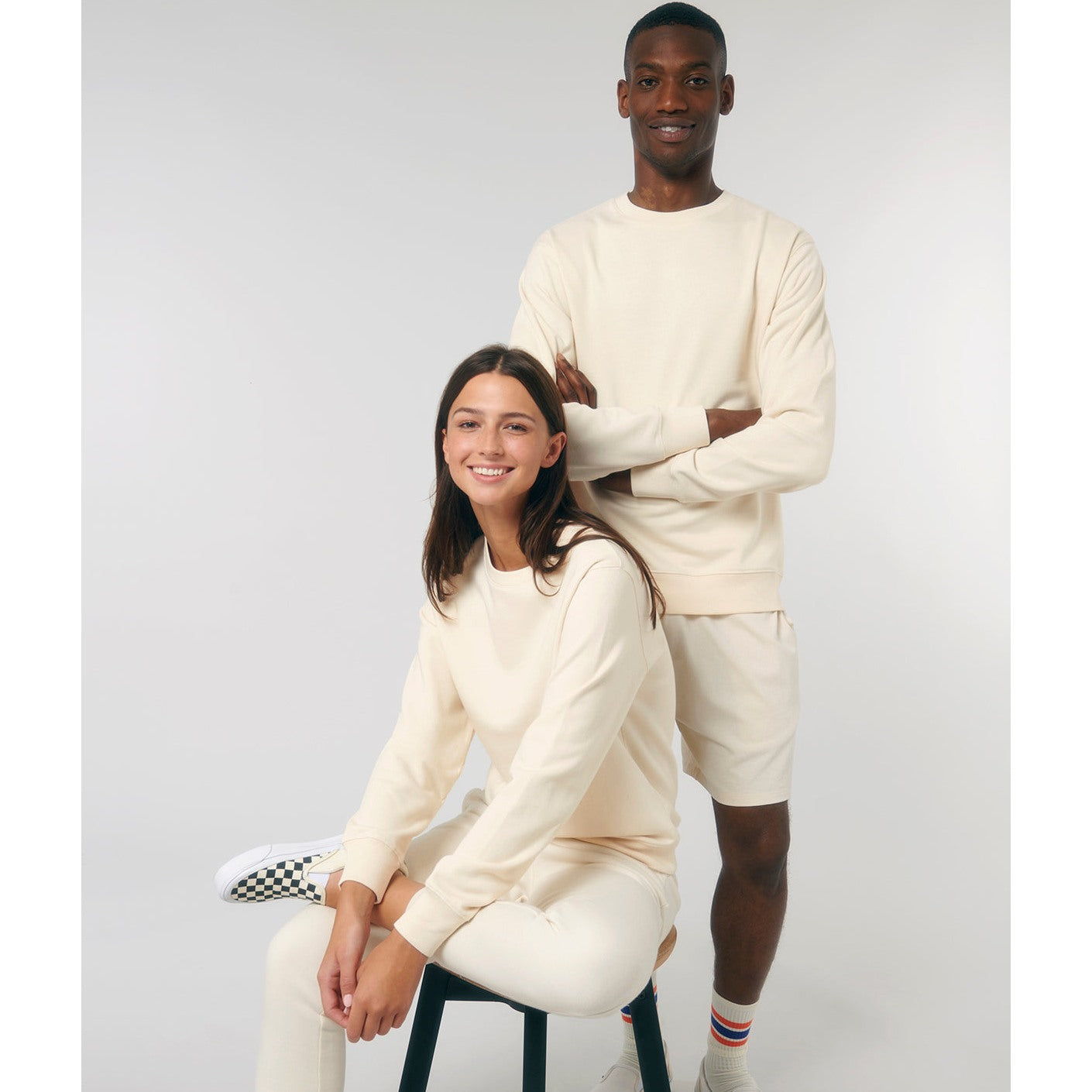 Stanley/Stella Unisex Matcher Sweatshirt (Stsu799) - Natural Raw