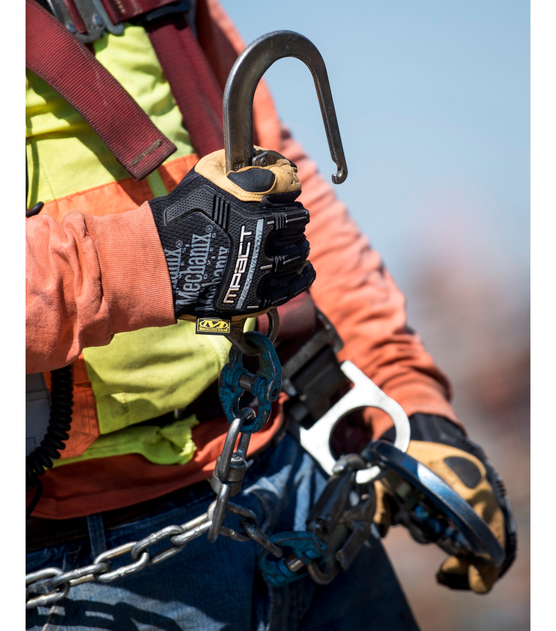 Mechanix Wear M-Pact 4X Leather Work Gloves