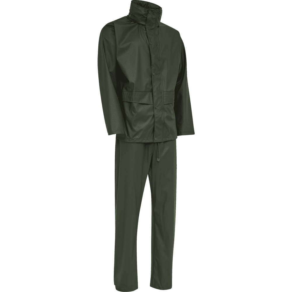ELKA Dry Zone PU Jacket and Waist Trousers 0163124 #colour_olive