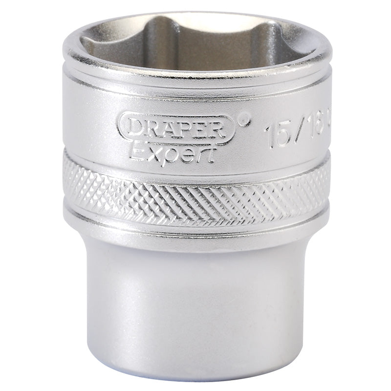 Draper 1/2" Square Drive 6 Point Imperial Socket (15/16")