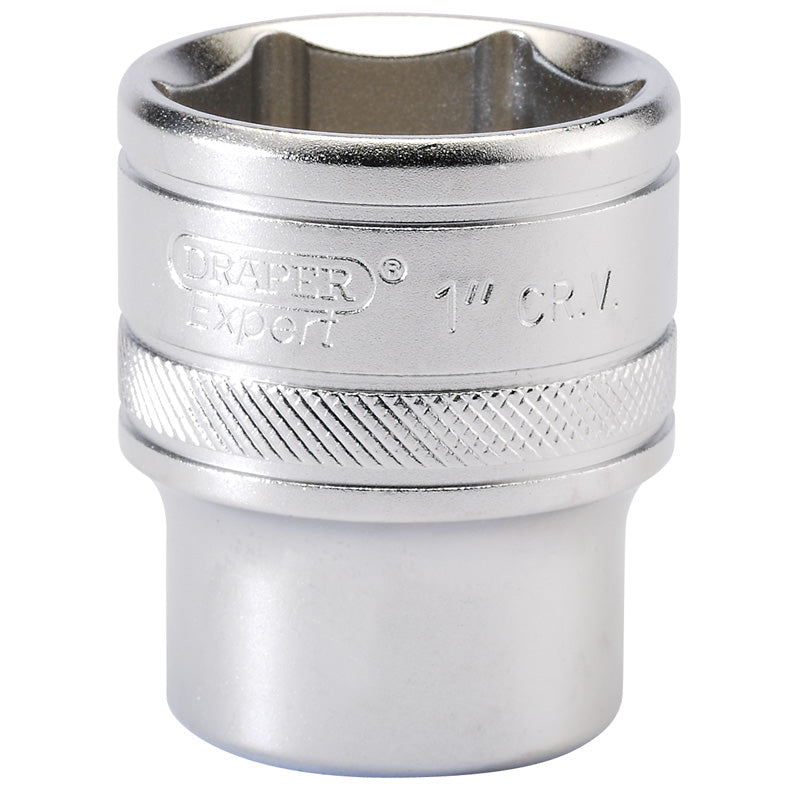 Draper 1/2" Square Drive 6 Point Imperial Socket (1")