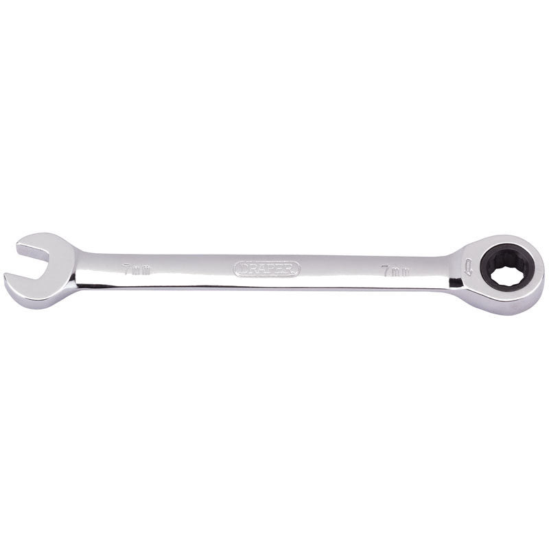 Draper 7mm Metric Ratcheting Combination Spanner