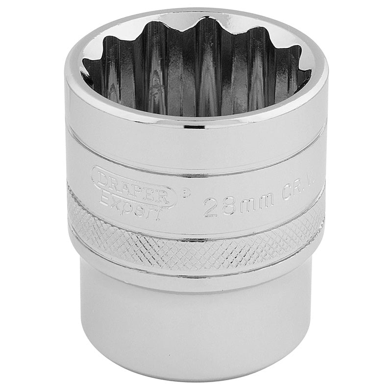 Draper 1/2" Square Drive HI-TORQ® 12 Point Socket (28mm)