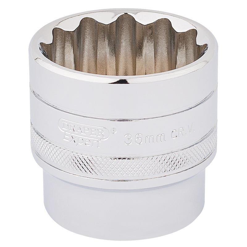 Draper 1/2" Square Drive HI-TORQ® 12 Point Socket (36mm)