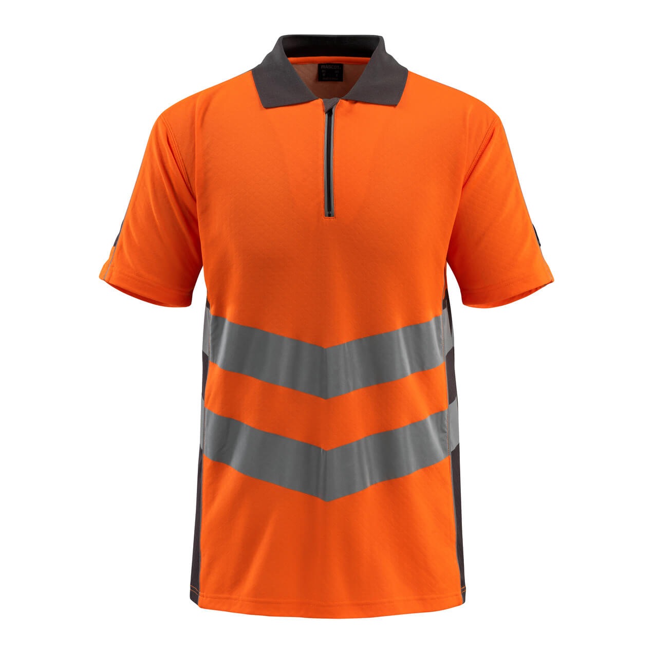 Mascot Safe Supreme Murton Polo shirt #colour_hi-vis-orange-dark-anthracite