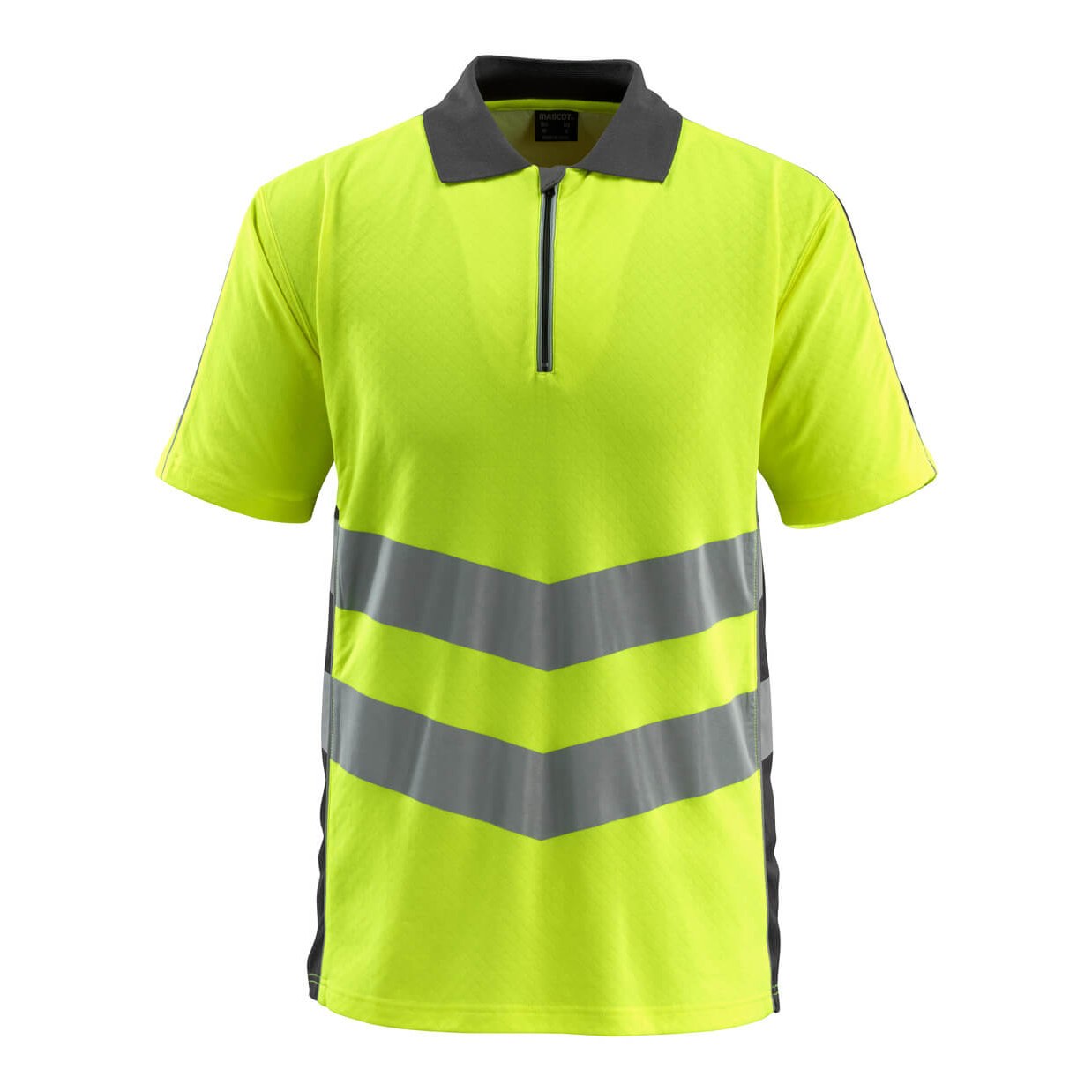 Mascot Safe Supreme Murton Polo shirt #colour_hi-vis-yellow-dark-anthracite