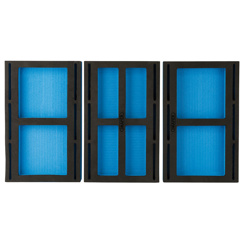 Draper 1/4 Drawer EVA Insert Infill Tray (3 Piece)