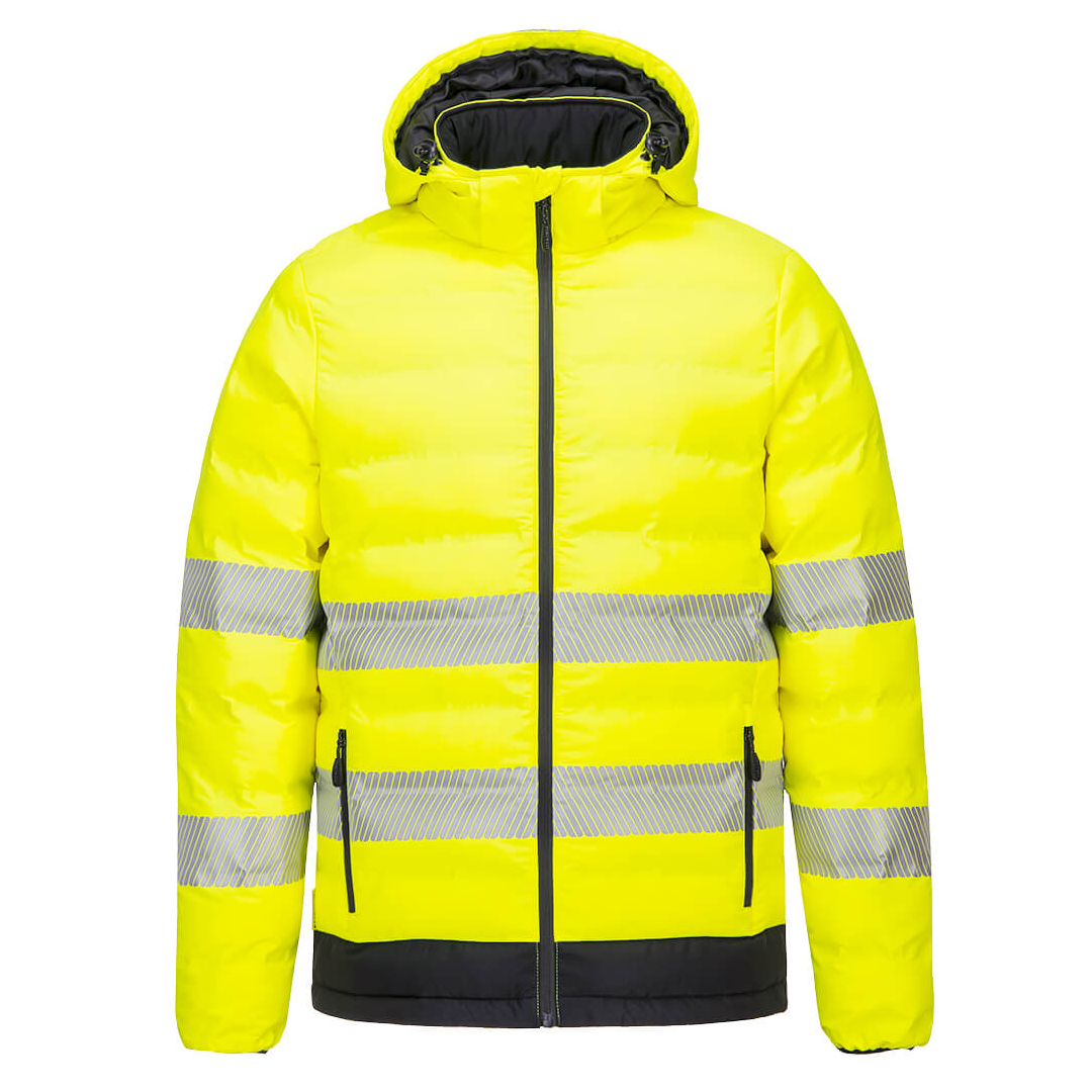 Portwest Hi-Vis Ultrasonic Heated Tunnel Jacket