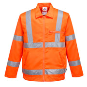 Portwest Hi-Vis Poly-cotton Bomber Jacket