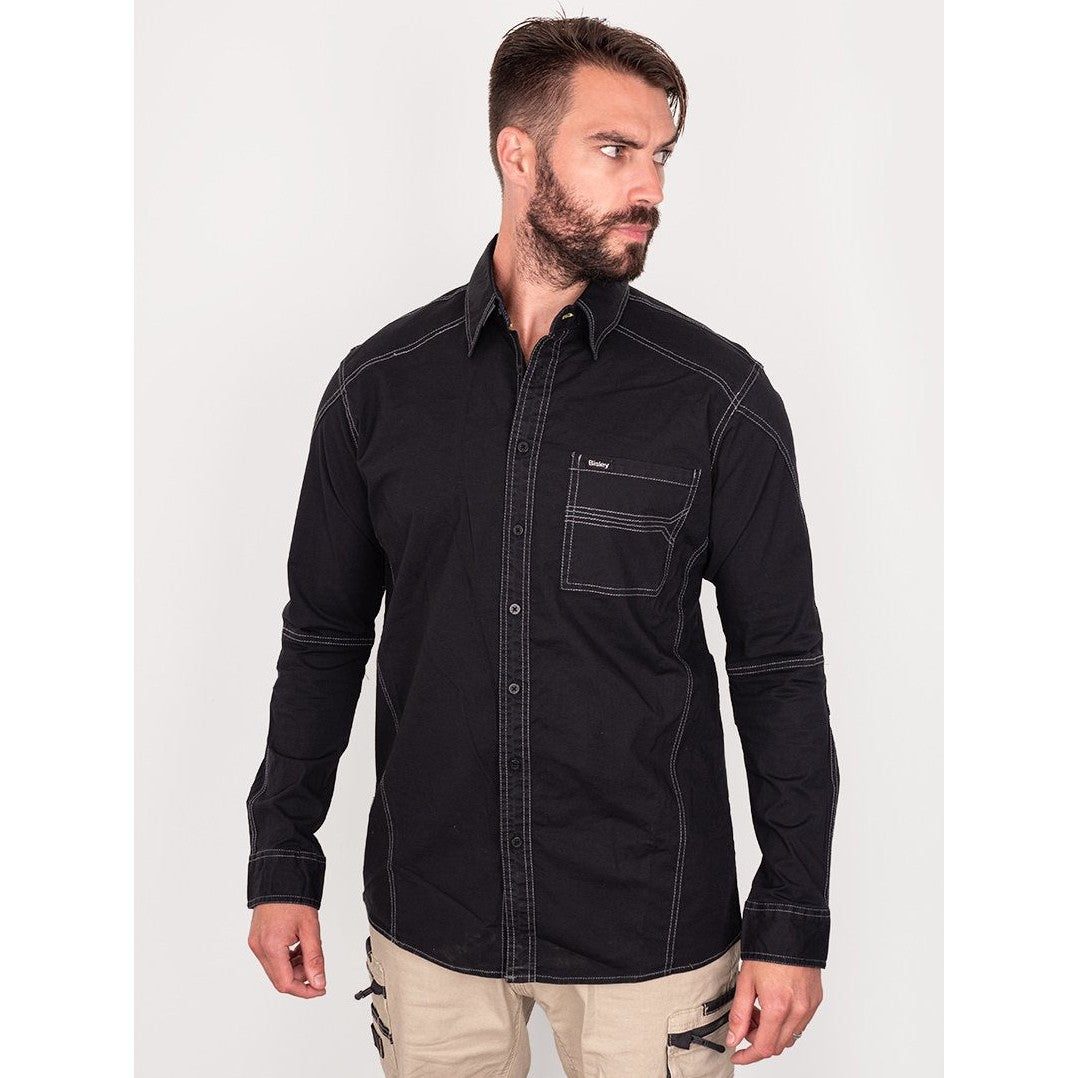 Bisley Flex & Move Long Sleeve Stretch Shirt