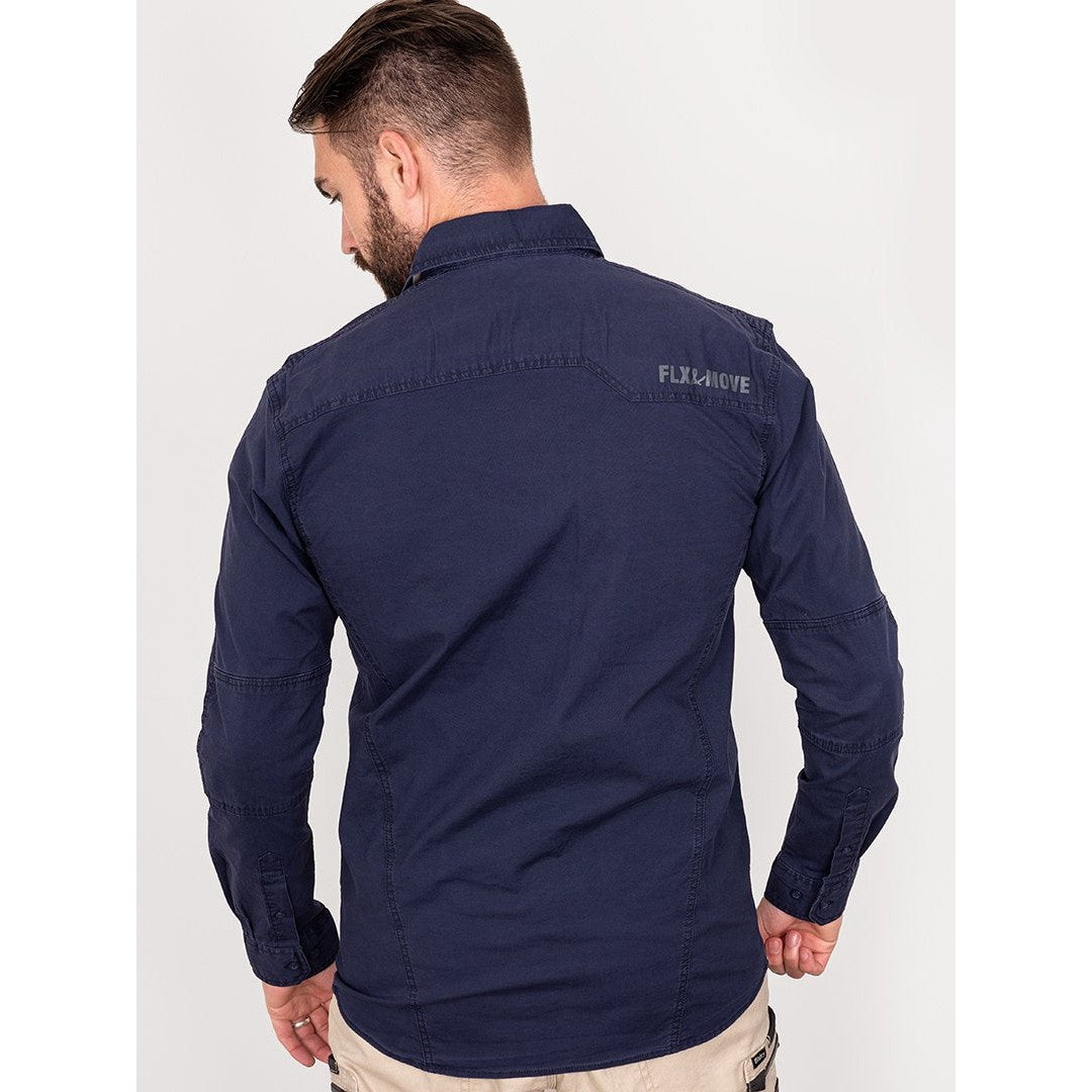 Bisley Flex & Move Long Sleeve Stretch Shirt