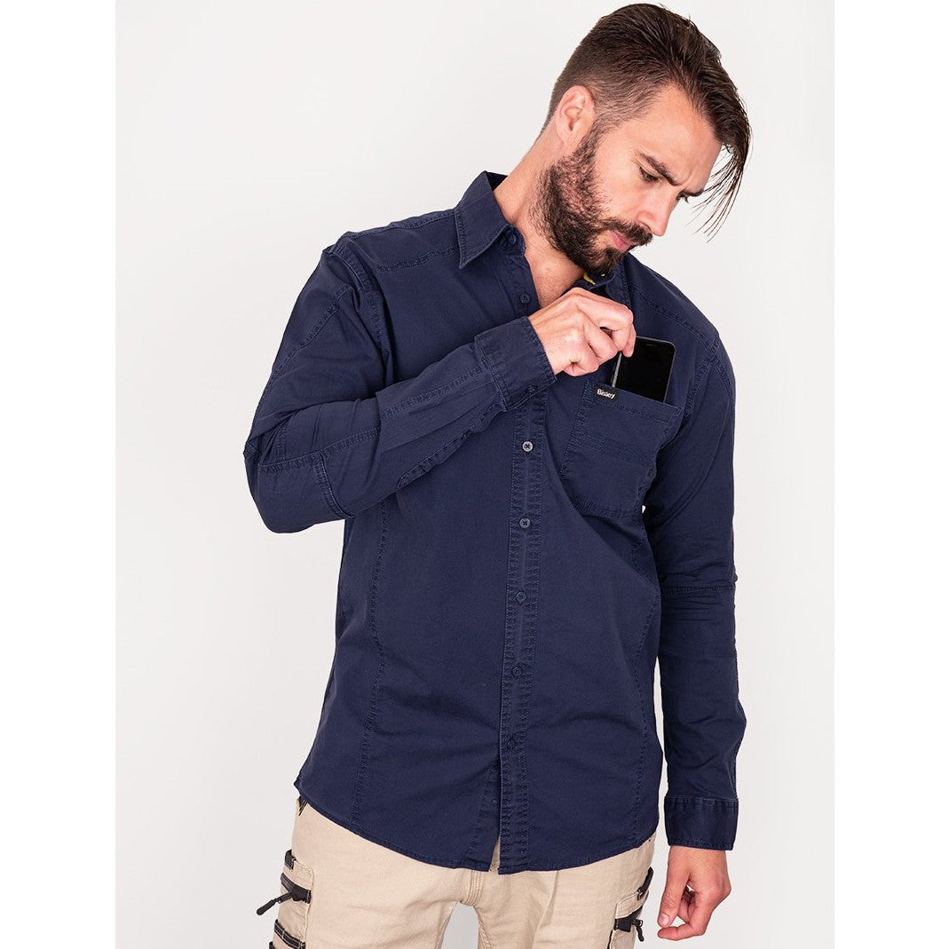 Bisley Flex & Move Long Sleeve Stretch Shirt
