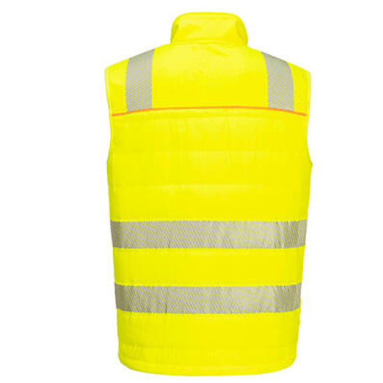 Portwest DX4 Hi-Vis Softshell Gilet #colour_yellow-black