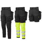 Portwest Ultimate Modular 3-in-1 Trouser#colour_black-yellow