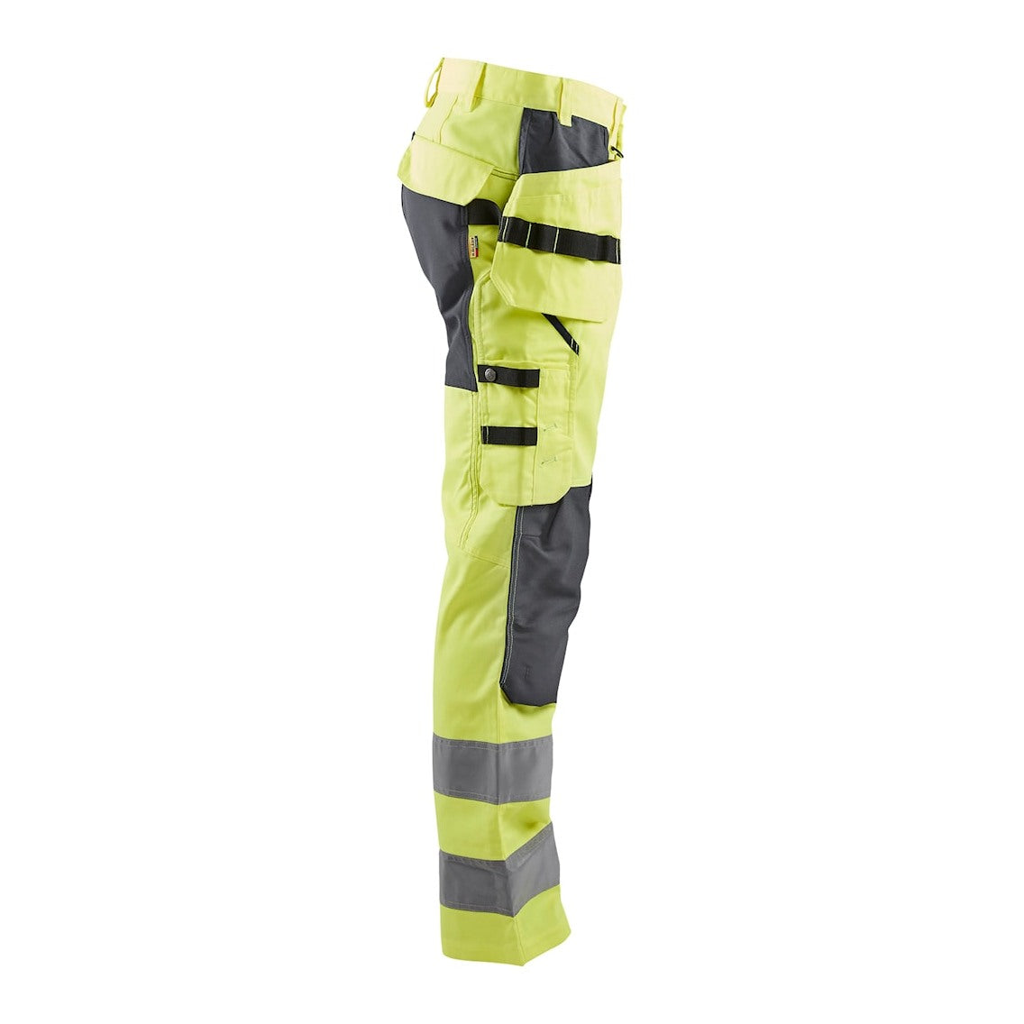 Blaklader Hi-Vis Trousers with Stretch 1552 - Hi-Vis Yellow/Mid Grey