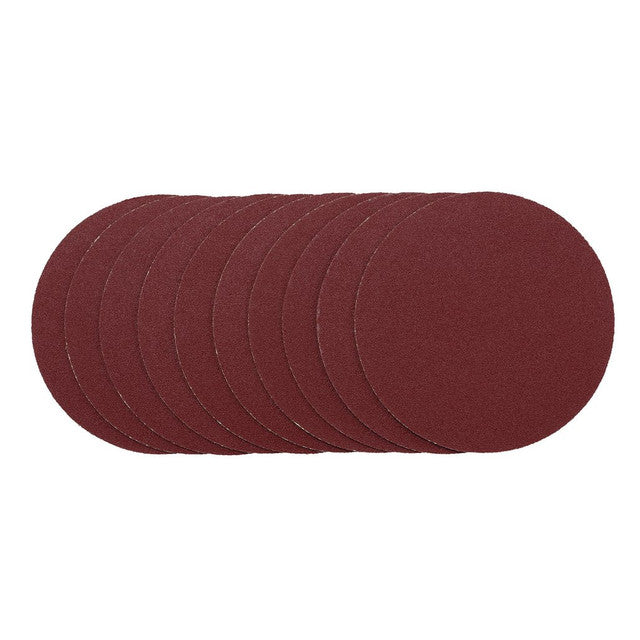 Draper Tools Sanding Discs, 125mm, Hook & Loop, 120G (Pack Of 10)