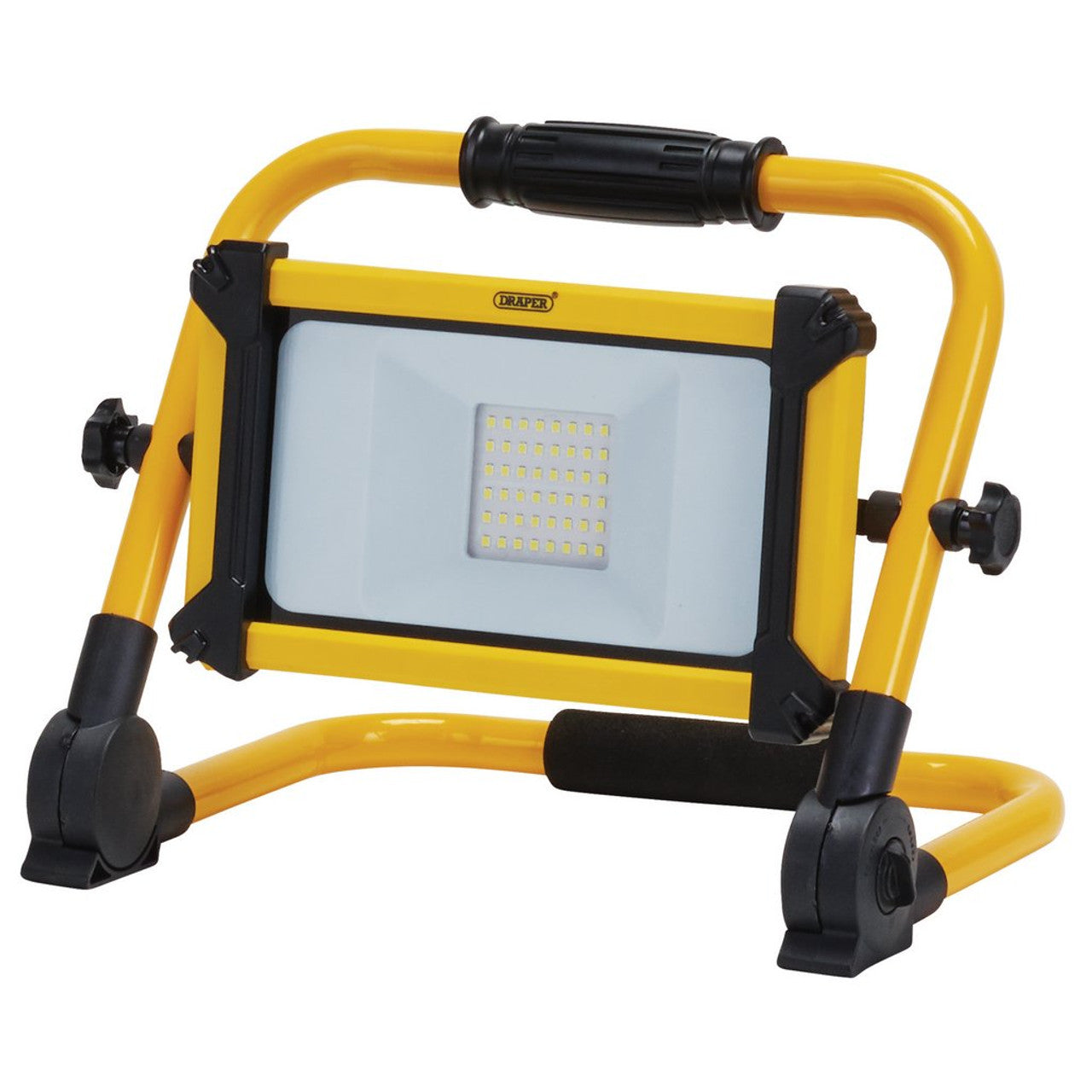 Draper Tools 230V Rechargeable Folding Site Light, 10W, 1100 Lumens