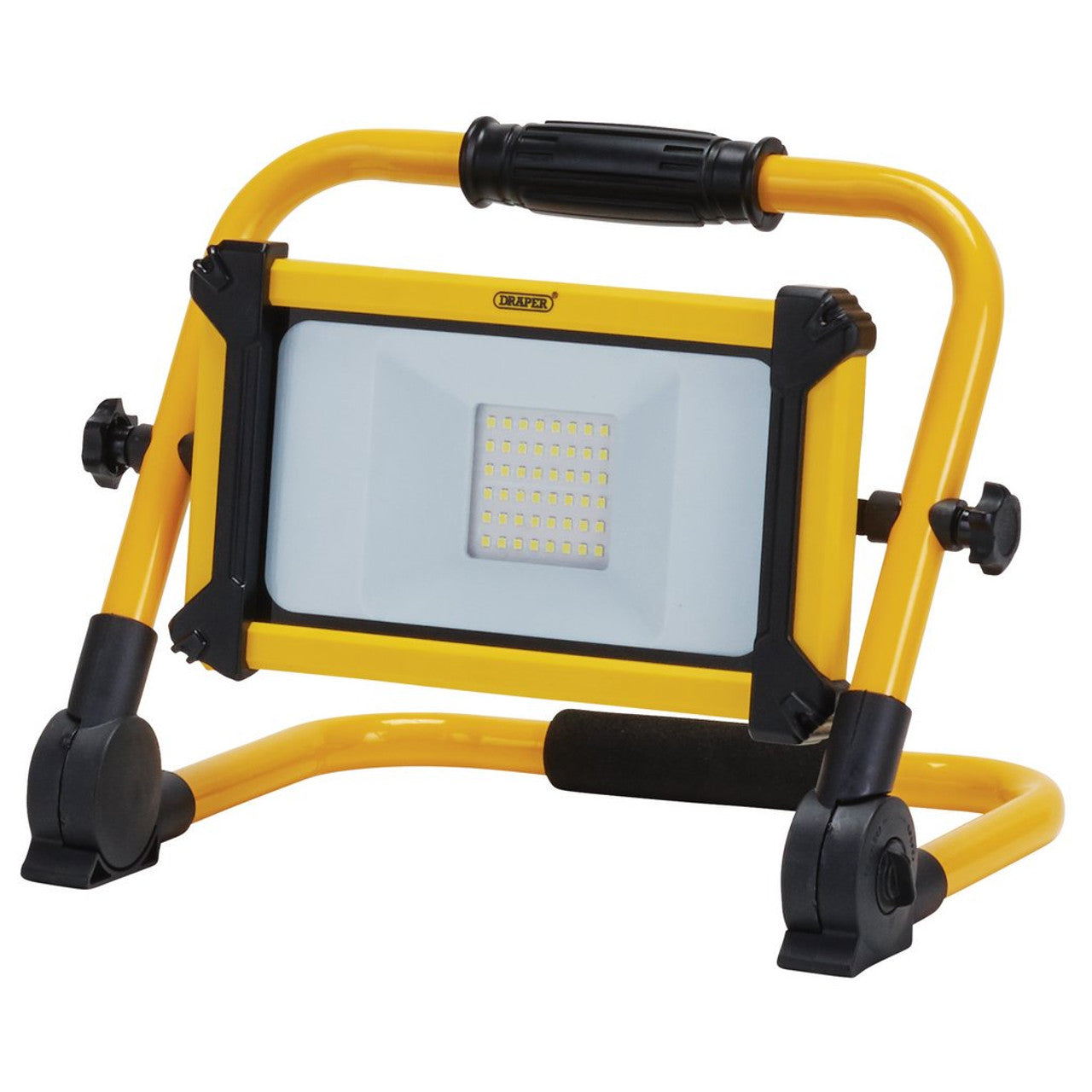 Draper Tools 230V Rechargeable Folding Site Light, 30W, 3300 Lumens
