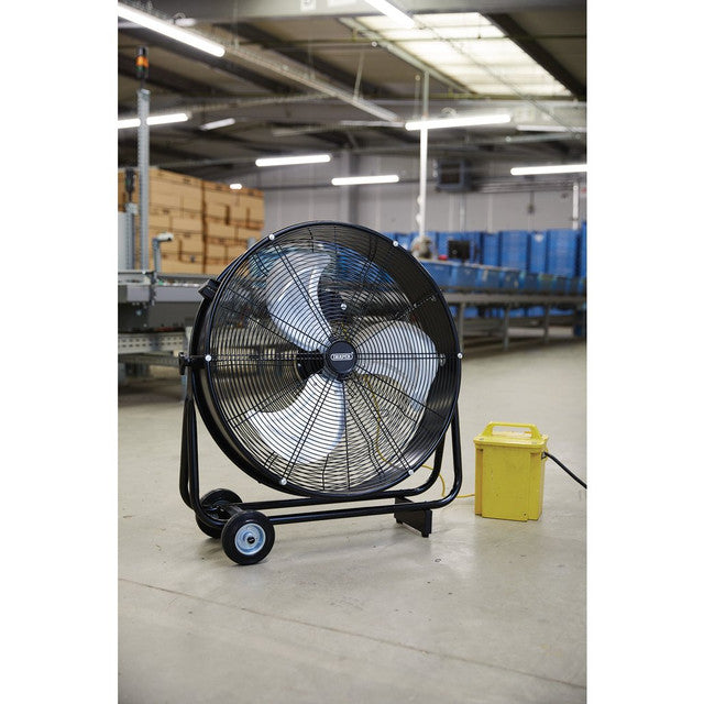 Draper Tools 110V Drum Fan, 24"/610mm, 125W