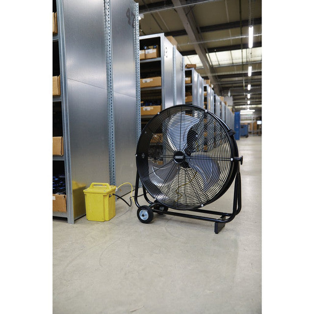 Draper Tools 110V Drum Fan, 24"/610mm, 125W