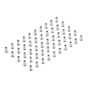 Draper Tools Zinc Plated Threaded Insert Rivet Nuts, M5 x 0.8mm (Pack Of 50)