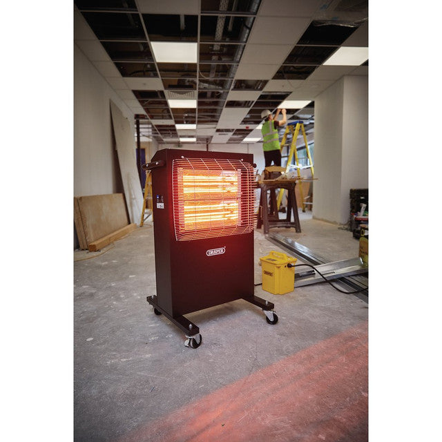 Draper Tools 110V Infrared Cabinet Heater, 2.4Kw, 8188 Btu