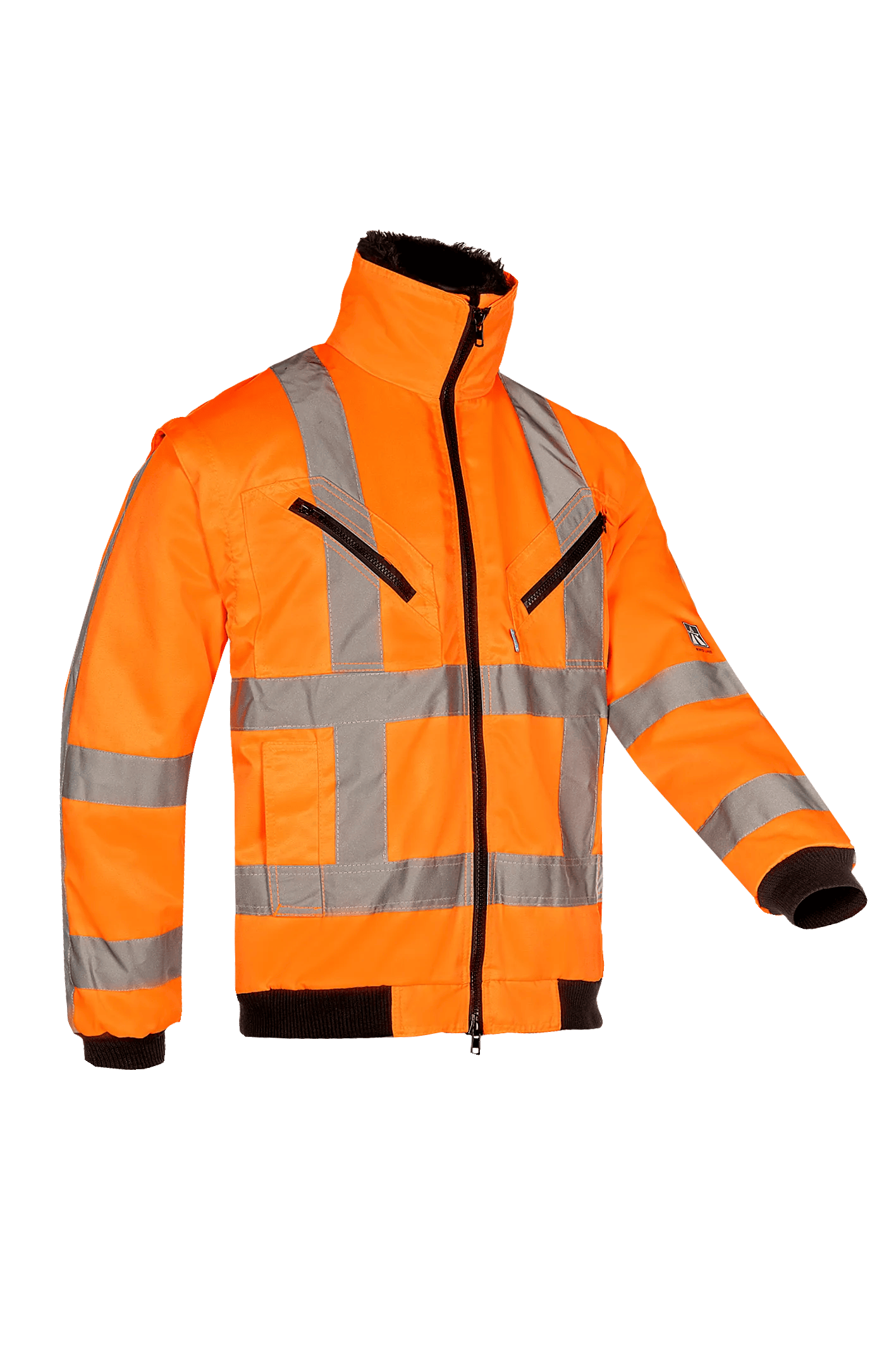 Sioen Eagle Hi-Vis Winter Bomber Jacket With Detachable Sleeves (Rws)