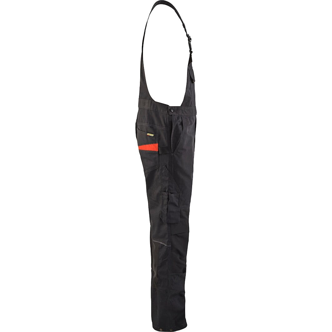 Blaklader Bib Overall with Stretch 2695 - Black/Red