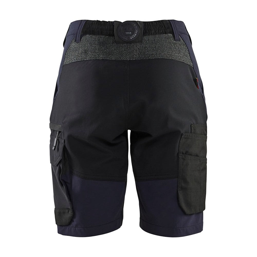 Blaklader Service Shorts 4-Way Stretch Women 7123 #colour_dark-navy-black