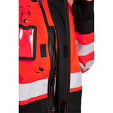 Blaklader Women's Hi-Vis Shell Jacket 4904 #colour_red-hi-vis-black