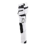 Blaklader Women's Painter Trousers 4-Way Stretch 7179 #colour_white-dark-grey