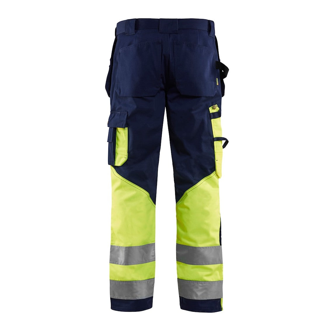 Blaklader Hi-Vis Trousers 15291860 - Navy Blue/Hi-Vis Yellow