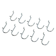 Draper Tools Metal J-Hooks For Back Panel/Pegboard (Pack Of 10)