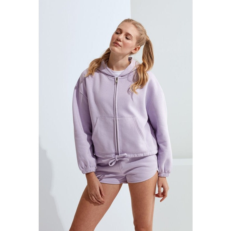 Women's TriDri® Recycled Drawstring Full-Zip Hoodie