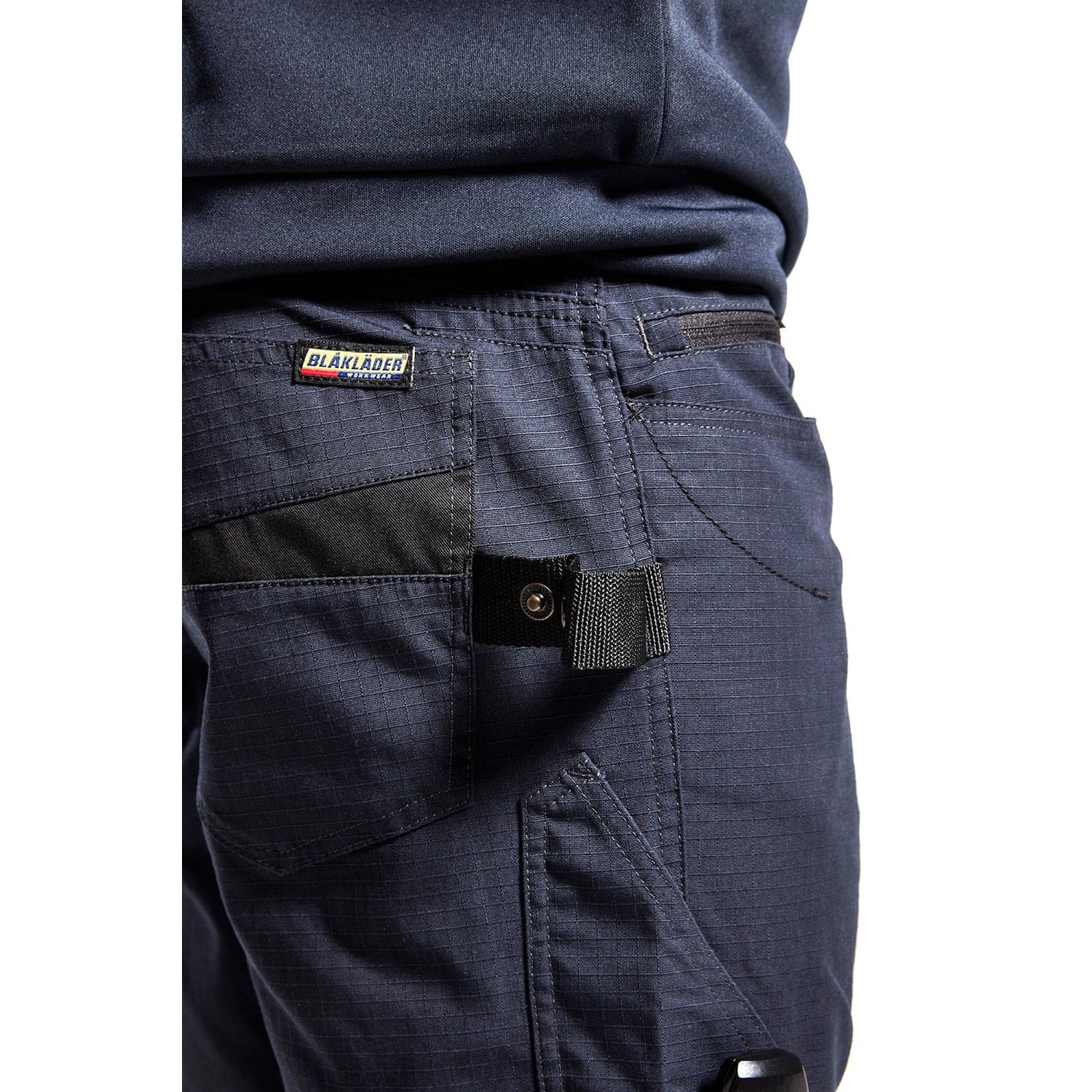 Blaklader Service Trousers with Stretch 1495 #colour_dark-navy-black