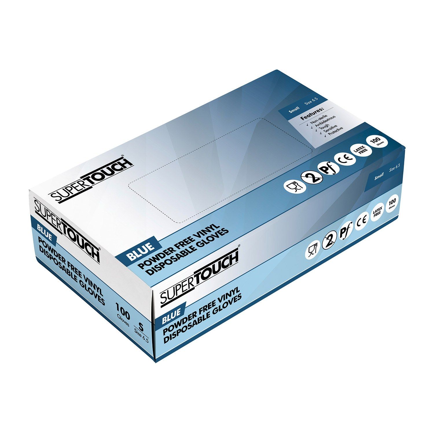 Supertouch Powderfree Vinyl Gloves