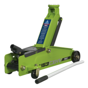 Sealey Trolley Jack 3 Tonne Long Reach Heavy-Duty Hi-Vis