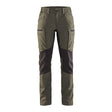 Blaklader Women's Service Trousers Stretch 71591845 #colour_army-green-black