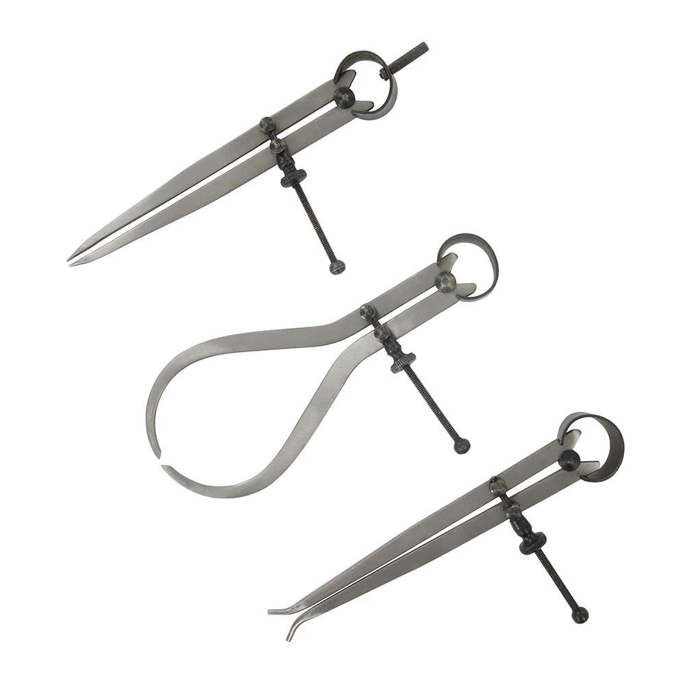 Silverline Spring Calipers Set 3Pce