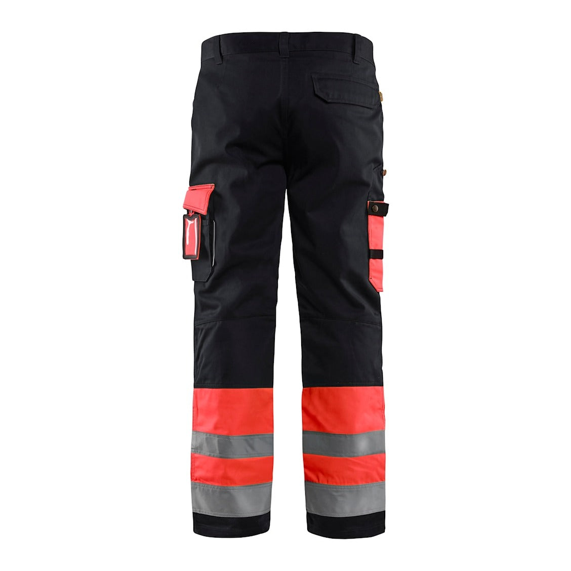 Blaklader Hi-Vis Trousers 1584 - Hi-Vis Red/Black