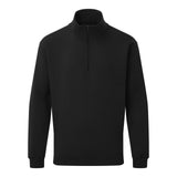 Fort Workwear Workforce 1/4 Zip Sweatshirt #colour_black