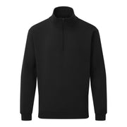 Fort Workwear Workforce 1/4 Zip Sweatshirt #colour_black