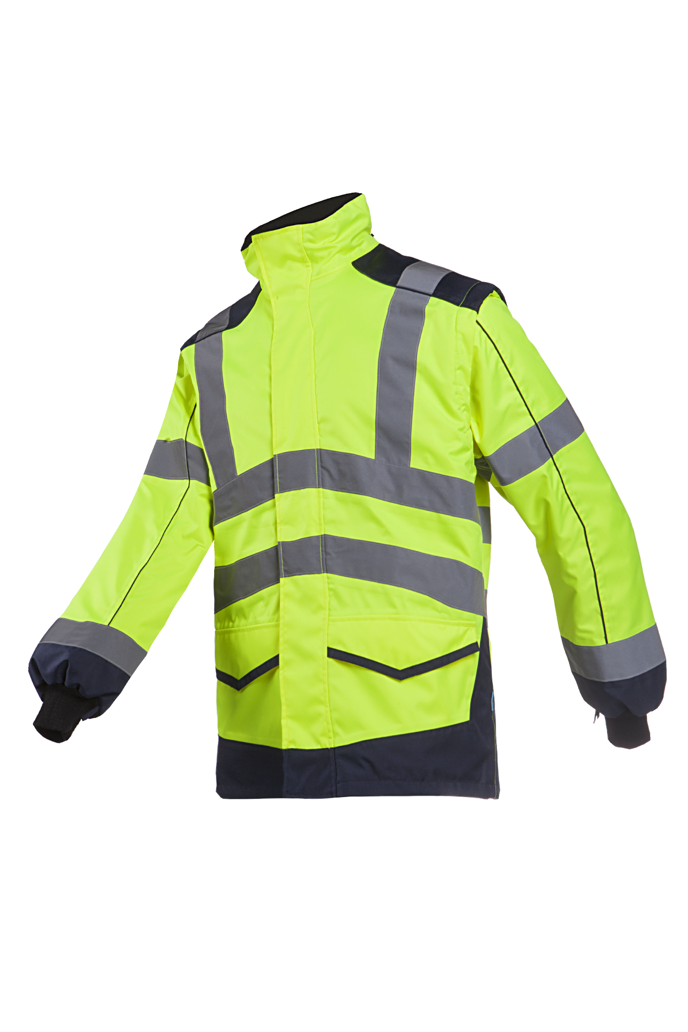 Sioen Alford Hi-Vis Bomber Jacket With Detachable Sleeves